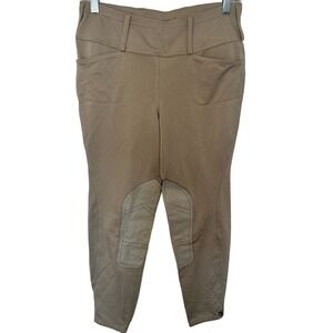 Romph Equestrian Pull On Knee Patch Breeches Size Large